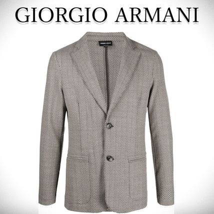 GIORGIO ARMANI x テーラードジャケット(メンズ) - 海外通販のBUYMA ラウンド 『期間限定価格』ジョルジオアルマーニ 、52、春夏 テーラードジャケット テーラードジャケット