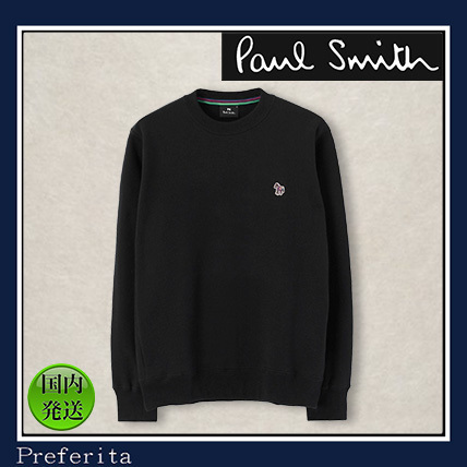 【Paul Smith】スウェット ゼブラワッペン コットン ブラック