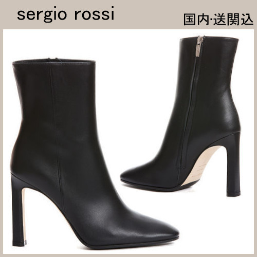 VIP★22AW SERGIO ROSSI レザーソール ブーツ 10.5㎝ 数量限定