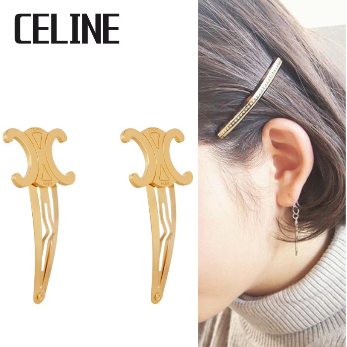 えぬわた砲」 【CELINE】ヘアアクセサリー ヘア クリップ 2 個セット - www.gorgas.gob.pa