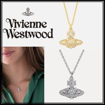 ☆vivienne westwood☆ピンク クロス ロゴ ネックレス (Vivienne