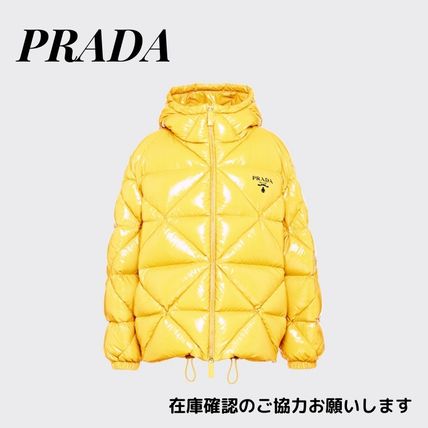 イエロー(黄色)系 PRADA(プラダ) ダウンジャケット・コート ...