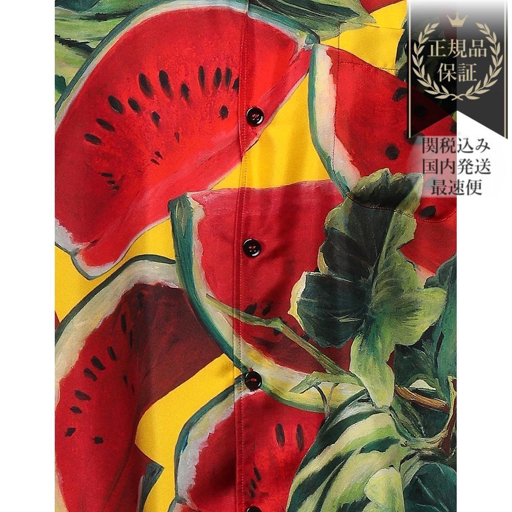 【残少VIP割】DOLCE& GABBANA▼柄入りシャツ