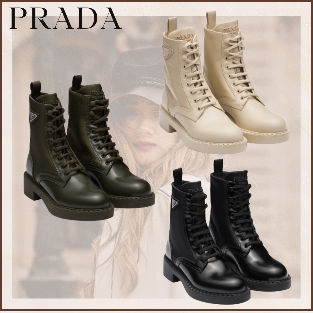 ☆PRADA☆(27センチ)コンバットレースアップブーツ smk-koperasi.sch.id