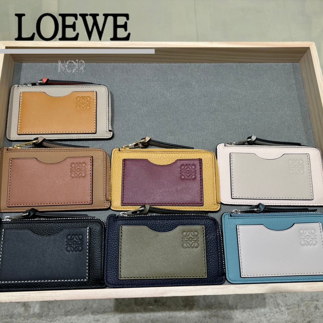 LOEWE コインカードホルダー (ソフトグレインカーフ)ミニ財布