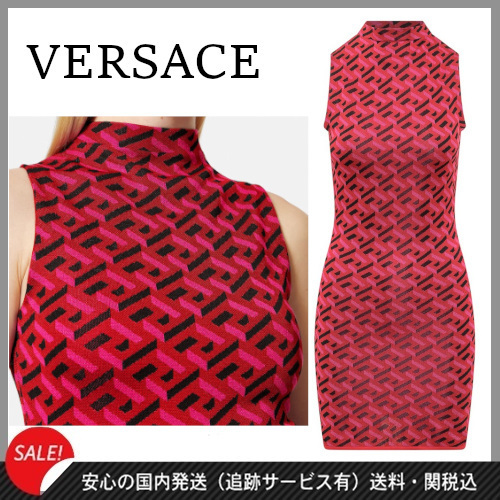 緊急セール【VERSACE】グレカデザインドレス★送料関税込