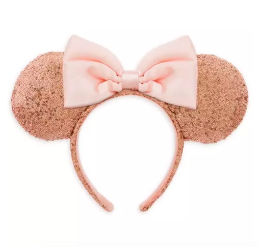 ☆Disney ディズニーRose Goldスパンコールミニーカチューシャ☆