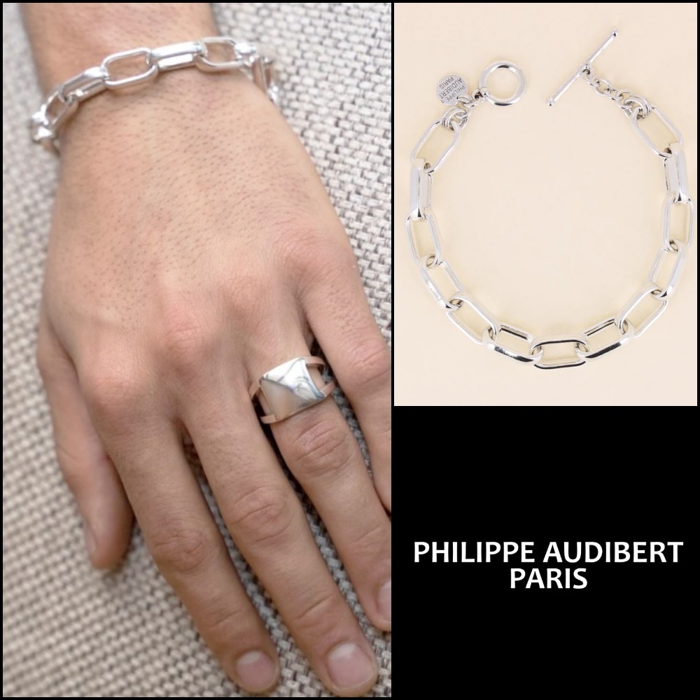 【Philippe Audibert】PERAN シルバー チェーン ブレスレット ♪