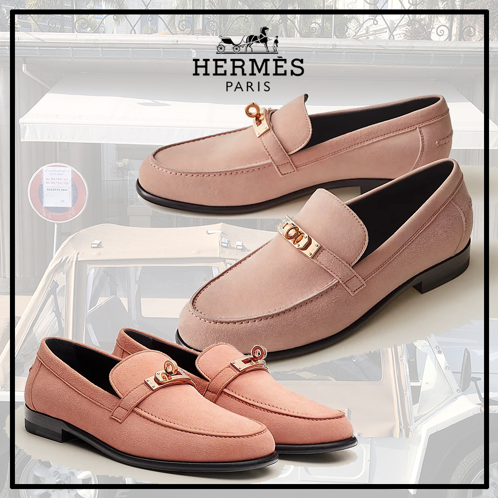 Hermes】エルメス デスティン モカシン ローファー スエード - www 販売注文 専用★数回使用★HERMES エルメス ローファー スエード(36)23cm 靴 ローファー/革靴