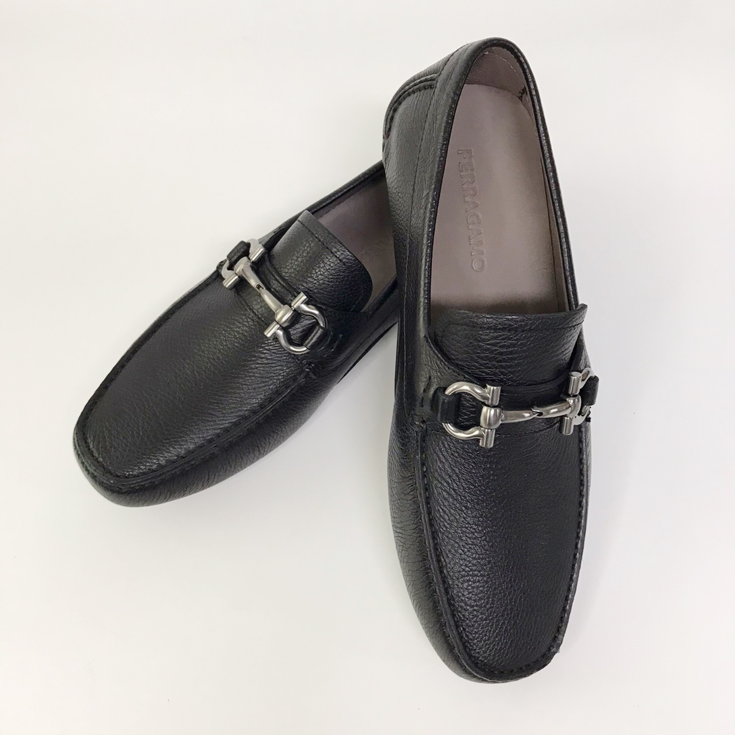 Ferragamo★関税込 メンズローファー PARIGI NEW NERO 755610