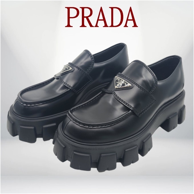 ♦PRADA♦レザー ローファー☆正規品・安全発送☆