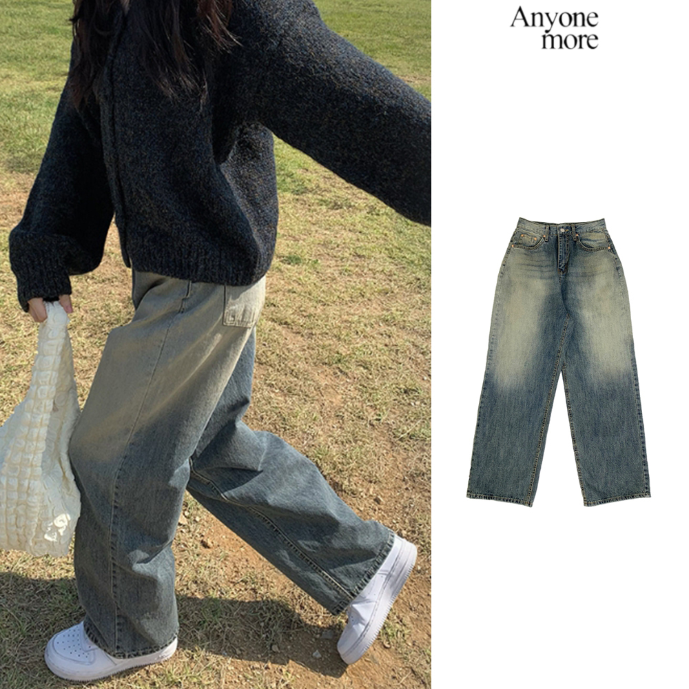 【Anyone more】Fisher's Vintage Washed Wide Pants