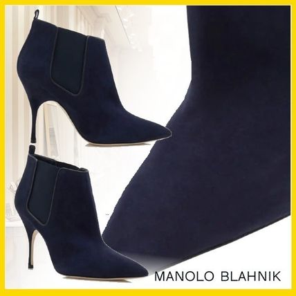 サイドゴアブーツ Manolo Blahnik(マノロブラニク) ショートブーツ ...