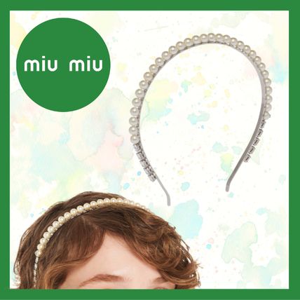 カチューシャ MiuMiu(ミュウミュウ) ヘアアクセサリー(レディース ...