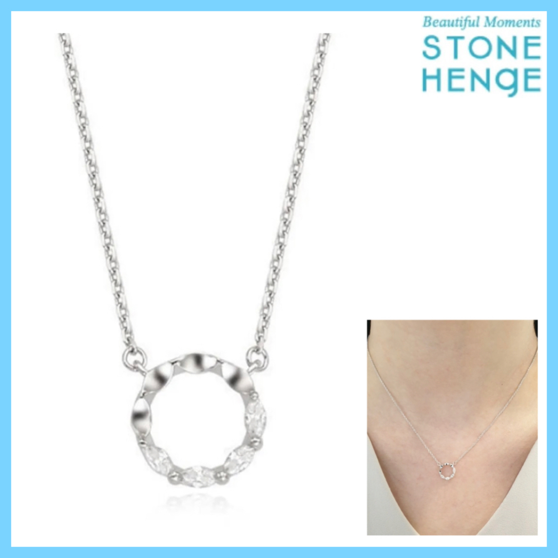 ☆STONE HENgE☆ Silver925 シルバー サークル ネックレス