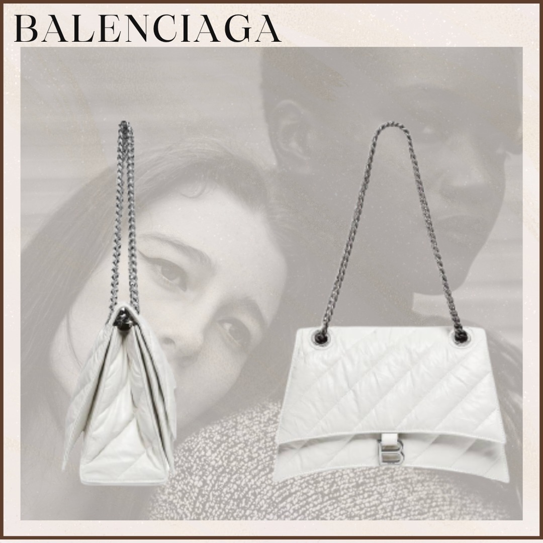 BALENCIAGA】CRUSH MEDIUM チェーンバッグ キルト仕上げ