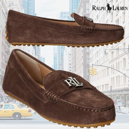 Ralph Lauren x ローファー・オックスフォード(レディース) - 海外通販 年末 Laurenスエード靴 スエードローファー PoloRalph ドレス/ビジネス