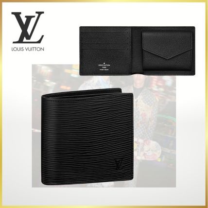 ブラック(黒)系 Louis Vuitton EPI x 折りたたみ財布(メンズ) - 海外 ...