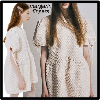 Margarin Fingers Dresses Casual Style Street Style Logo Dresses