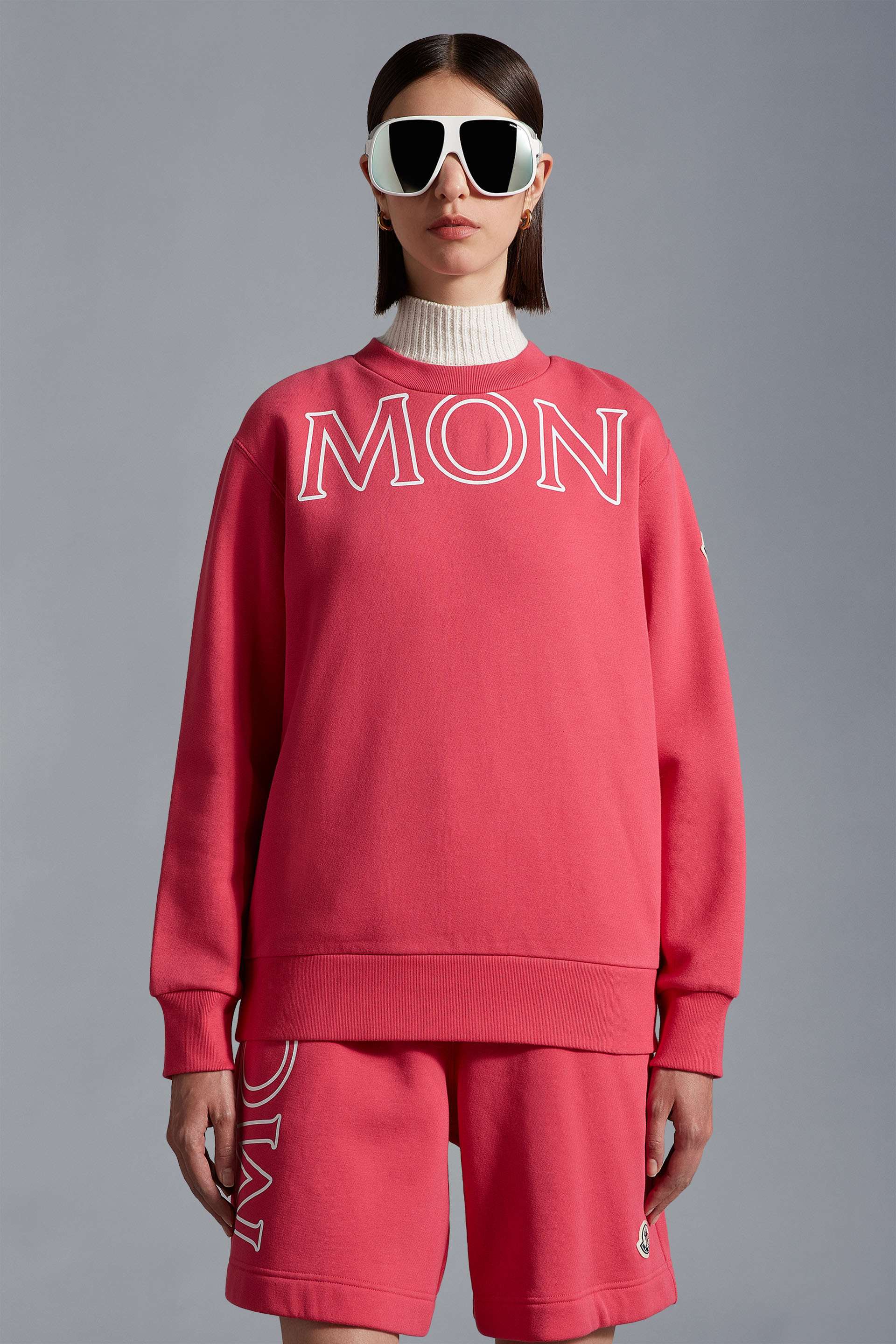 MONCLER2022/23秋冬新作 レタリングロゴ入り ウェットシャツ