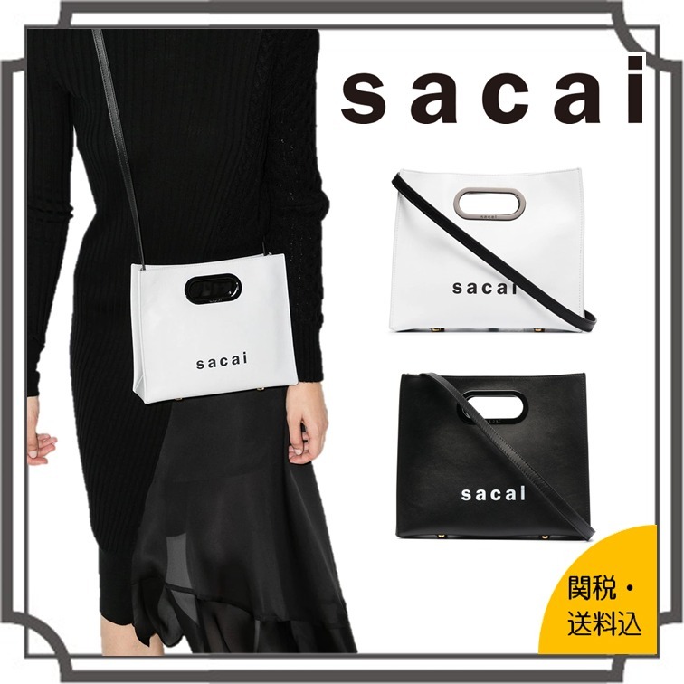 完売 【国内発送】Sacai☆ロゴ バッグ【関税込】 2way ショルダー