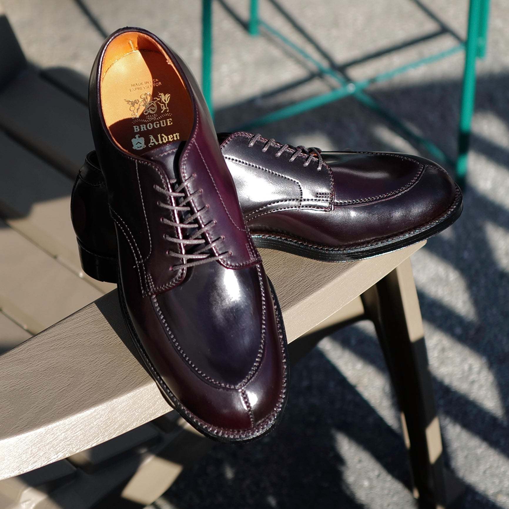 新品Brogue別注Aldenオールデン ウイング チップ シューズ912L▲