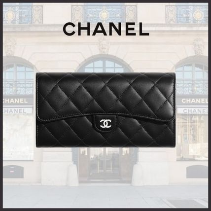 ラムスキン CHANEL x 長財布(レディース) - 海外通販のBUYMA