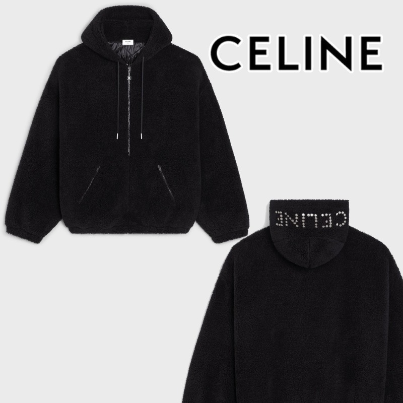 まとめ買いお得 CELINE セリーヌ ツートンカラー コットンフリース