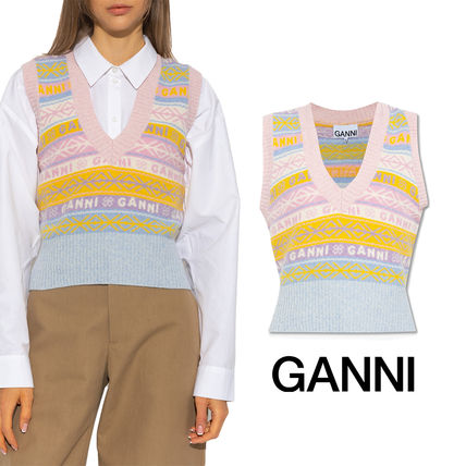 ニットベスト Ganni x レディース - 海外通販のBUYMA