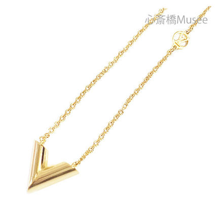 ルイヴィトン ペンダント LV エッセンシャルV M00857 ゴールド (Louis