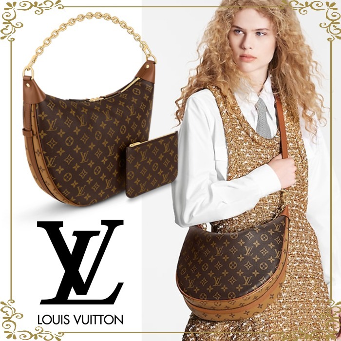 【直営店レシート付】LV ループ・ホーボー ショルダーバッグ