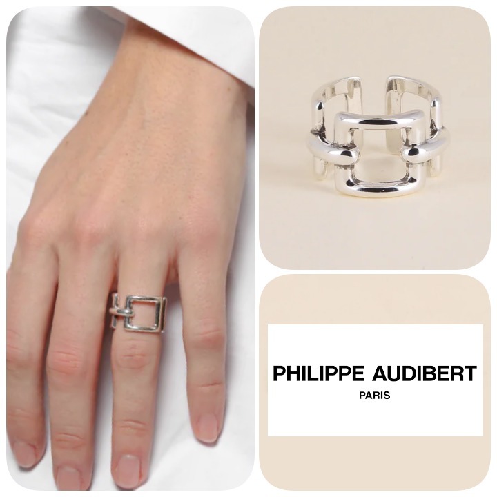 関税送込み＊Philippe Audibert＊エロールリング シルバーギフト
