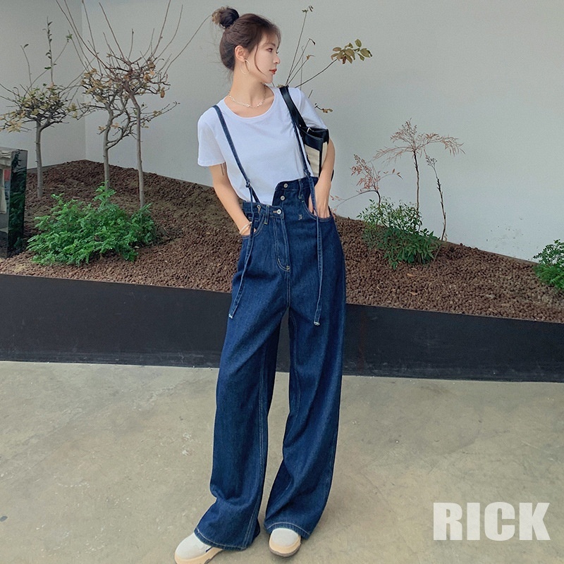 デニム サロペット キャミパンツ ワイドパンツ オールイン B2982