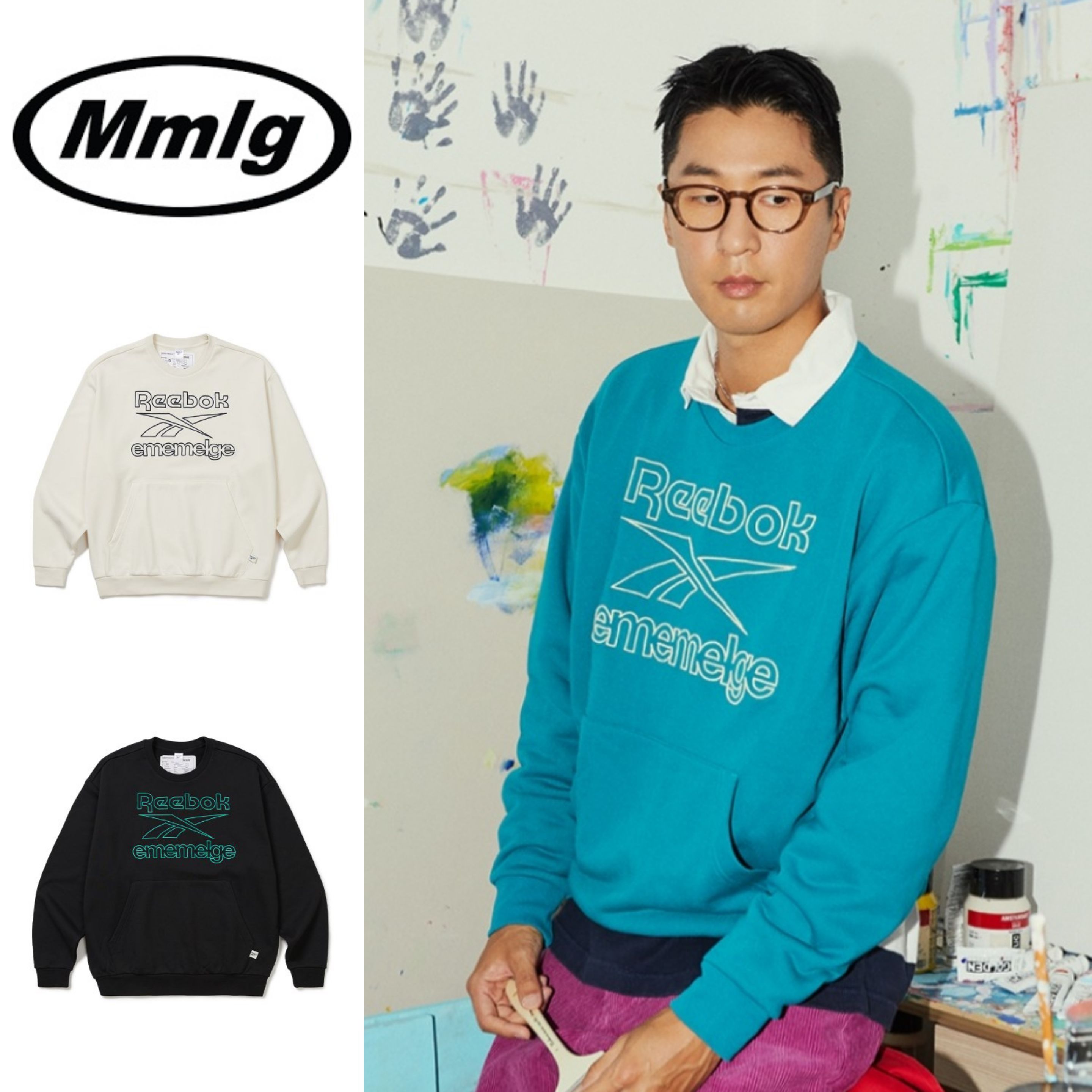 さらに100円引き◆MMLG◆MMLG REEBOK SWEAT
