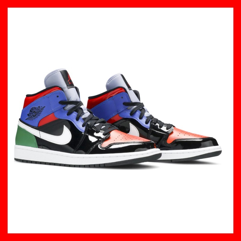 Nike Air Jordan 1 Mid Multi Patent (W) ジョーダン 1 ミッド