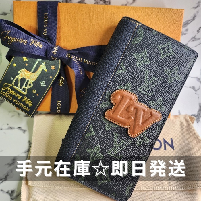 【気分アガる♪国内発】LV ポポルトフォイユ ブラザ NM 長財布
