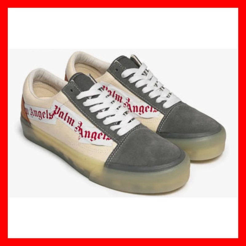 スニーカー Vans Old Skool VLT LX Palm Angels White Grey Beige