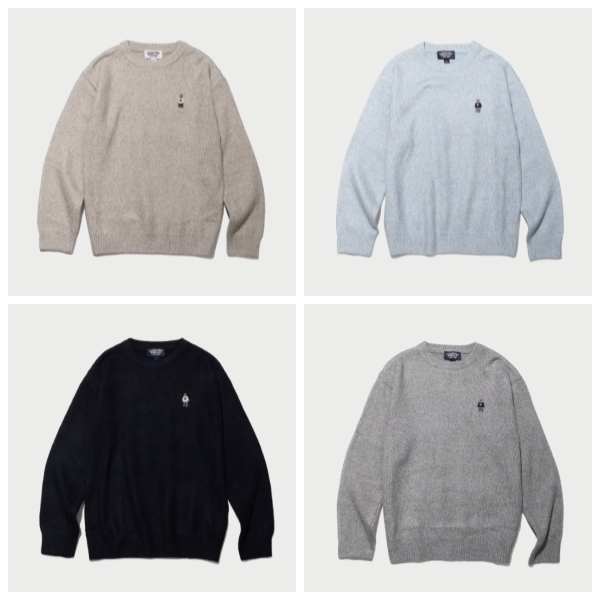 【WHO.A.U】Steve left bokashi sweater
