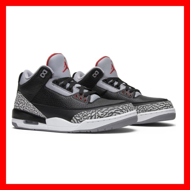 スニーカー Nike Air Jordan 3 Retro Black Cement (2018)