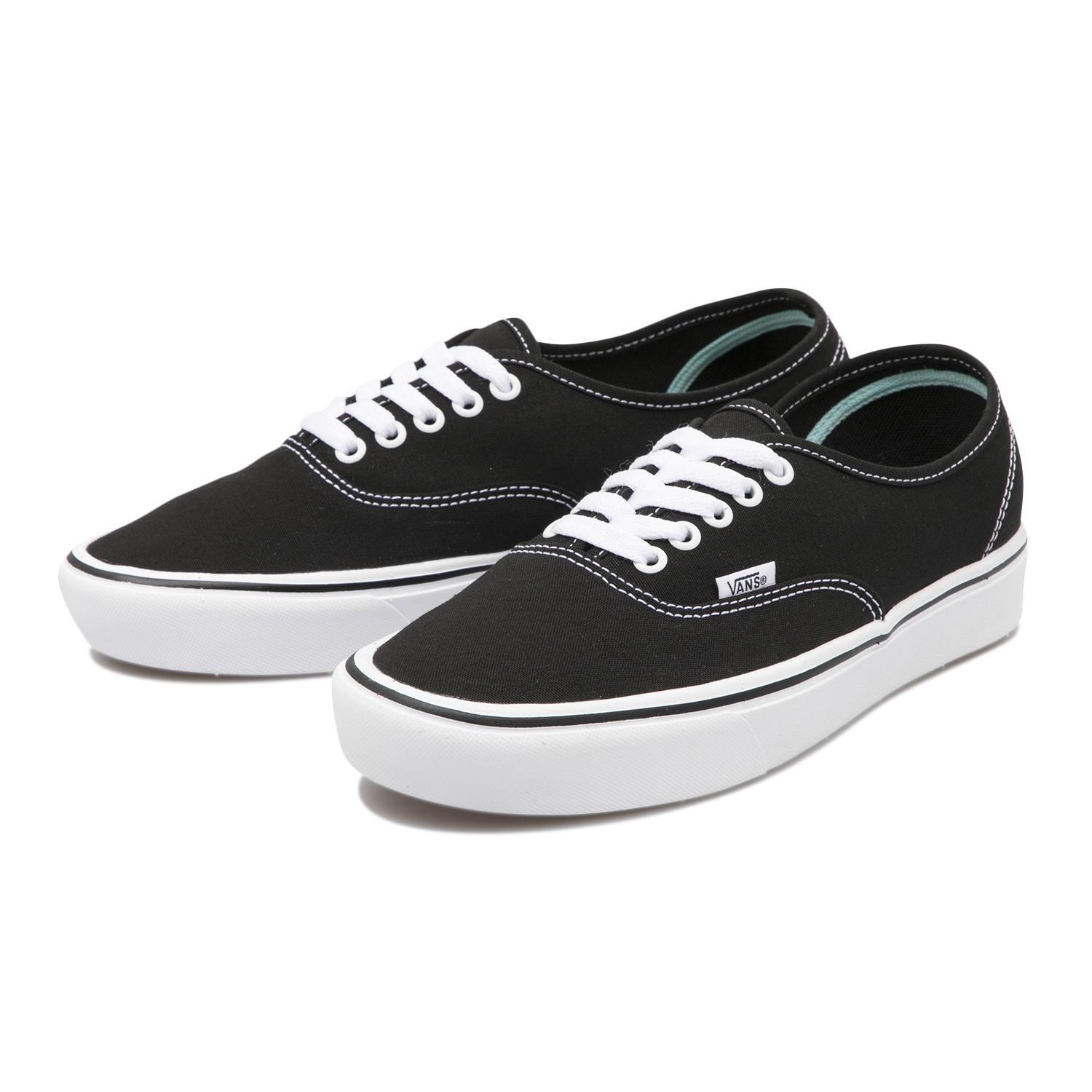 国内配送 VANS COMFYCUSH AUTHENTIC BLACK /TRUE WHITE