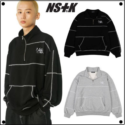 ★韓国の人気★【NASTYKICK】★SPLIT SWEATSHIR.T★スウェット★ ユニセックス NASTYKICK(ネスティキック) スウェット