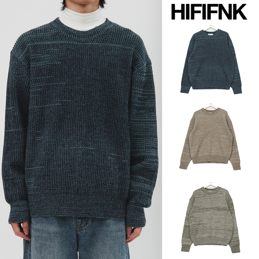 【HI FI FNK】Volp Mix Round Knit