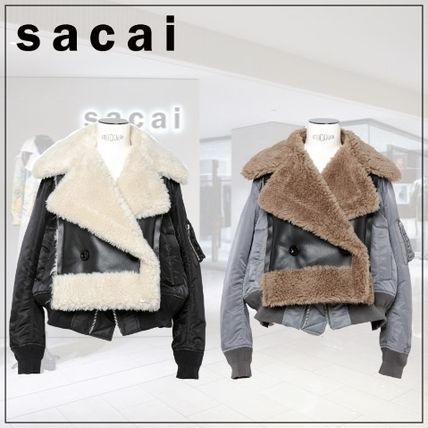 ボア sacai(サカイ) アウター(レディース) - 海外通販のBUYMA