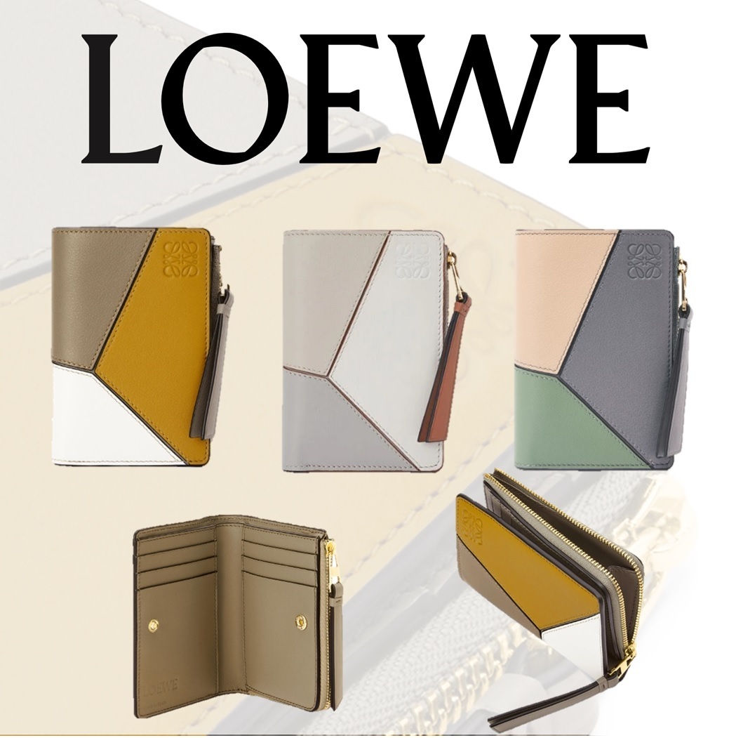 すぐ届く】LOEWE パズルスリムジップバイフォールドウォレット - www ...