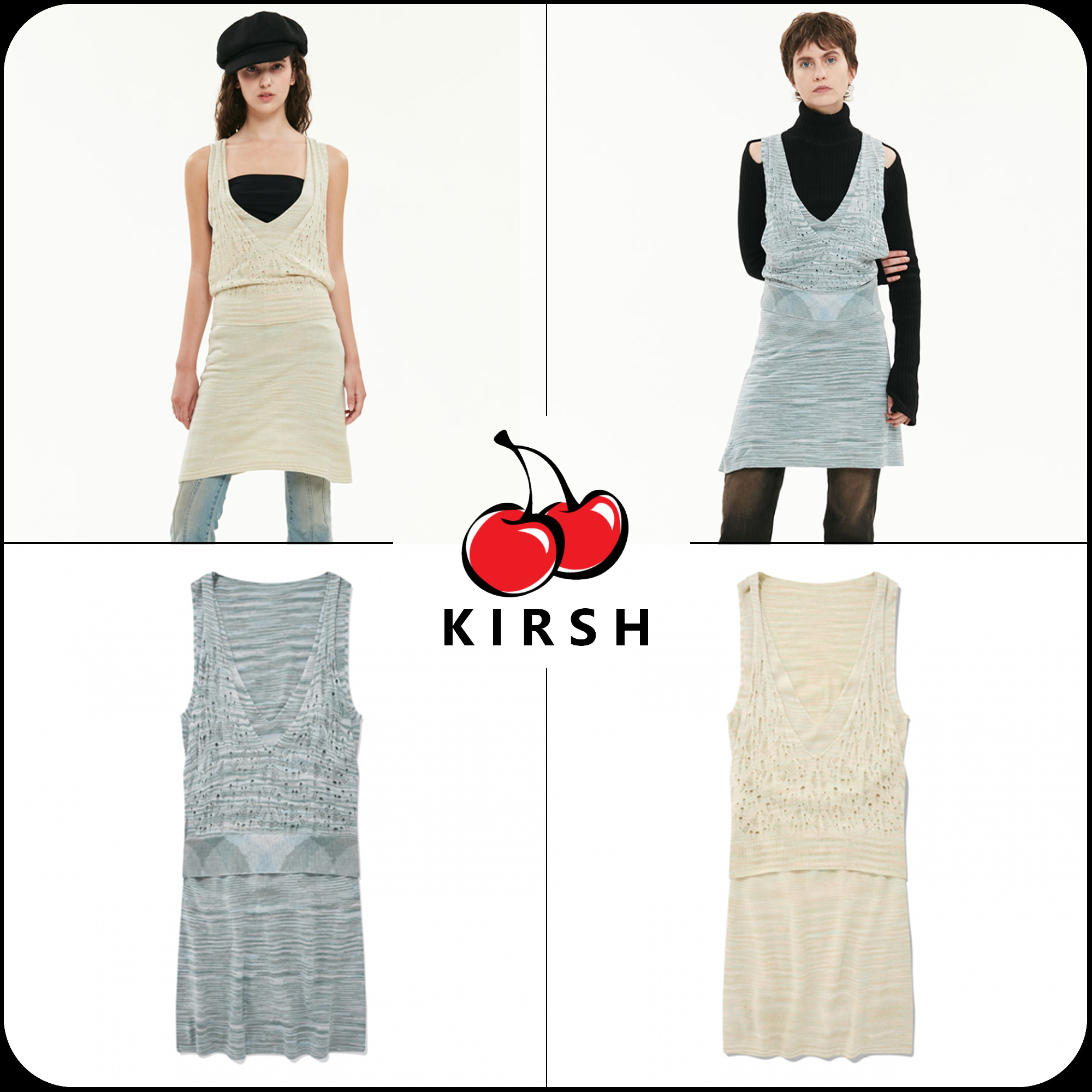 [ KIRSH ]★KIRSH DYEING LAYERED DRESS