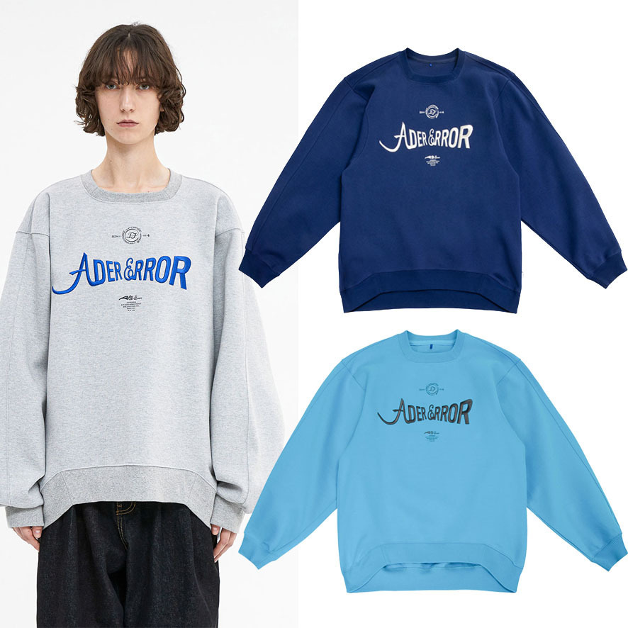 ADERERROR★ユニセックス★Verif logo sweatshirt_3色