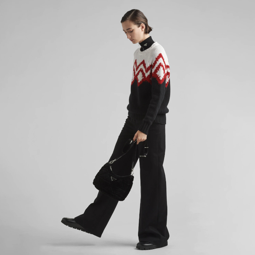 累積売上第1位【PRADA☆プラダ】シープファーショルダーバッグ