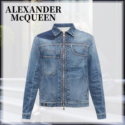 alexander mcqueen(アレキサンダーマックイーン) デニムジャケット ...