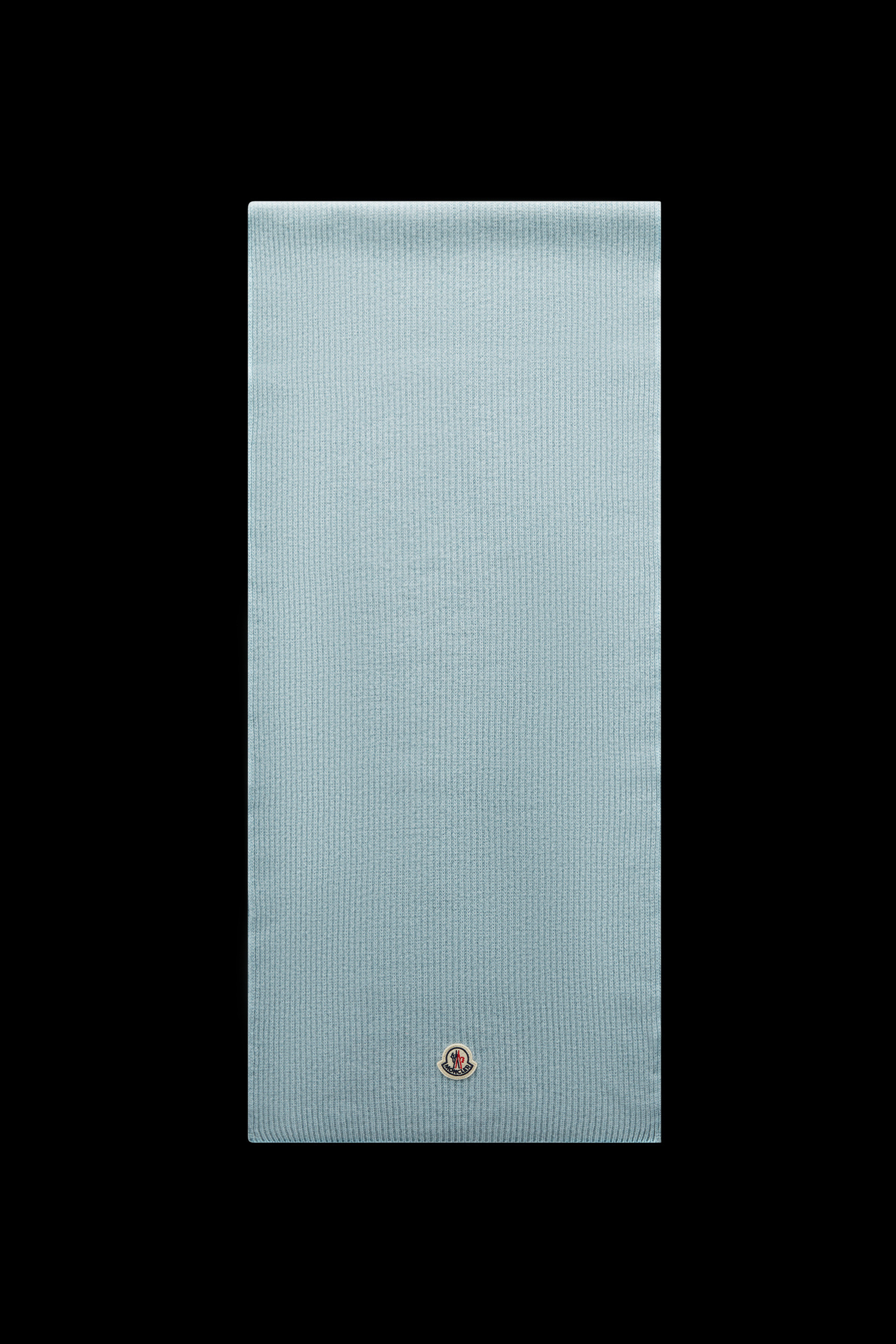 MONCLER2022/23秋冬新作 ロゴ付き ウール＆カシミヤ マフラー