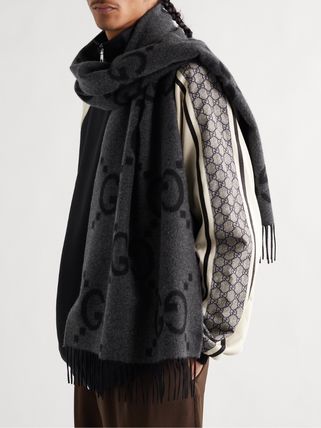 カシミア,マフラー GUCCI(グッチ) - 海外通販のBUYMA